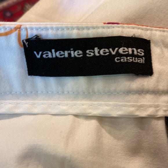 Valerie Stevens Cotton Pink and Cream Skirt Size 8 - Picture 7 of 9